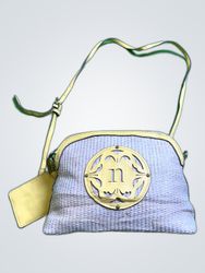 Lavender Woven Crossbody Bag