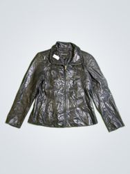 Jones New York Black Leather Jacket