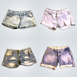 Distressed Denim Shorts Bundle