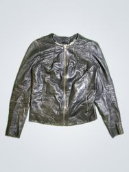 NAF NAF Black Leather Jacket