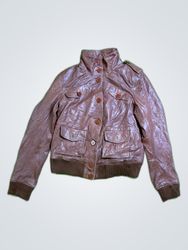 NAF NAF Leather Jacket