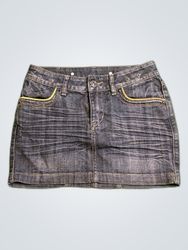 Denim Mini Skirt