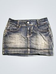 Two Days Later Denim Mini Skirt