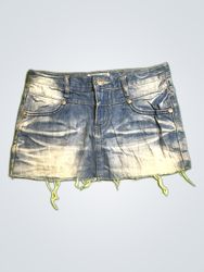 Relelexe Denim Mini Skirt