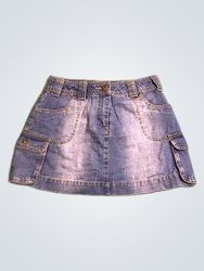 Free People Denim Mini Skirt