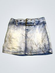Pussy Denim Mini Skirt