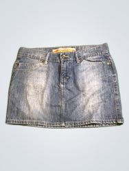 Made for Mod Denim Mini Skirt