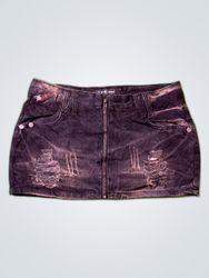 Abercrombie & Fitch Black Denim Mini Skirt