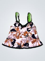 Etam Lace Trim Floral Camisole