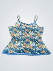 Women's Tropical Print Tank Top