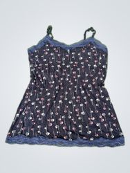 Lace Floral Print Camisole Top