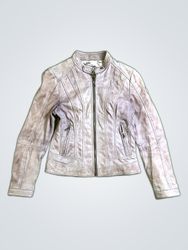 Mini Lu Tan Leather Jacket