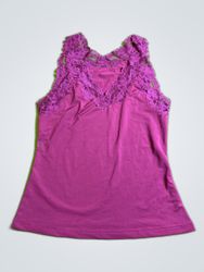 Unbranded Purple Lace Trim Camisole