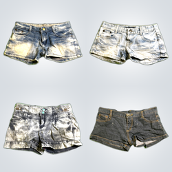 Distressed Denim Shorts Bundle