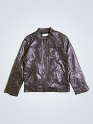 LJYH Kids Leather Biker Jacket