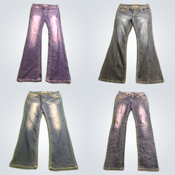 Mid Rise Flare Jeans