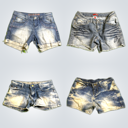 Distressed Denim Shorts Bundle