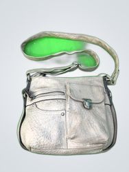 Rosetti Taupe Leather Shoulder Bag