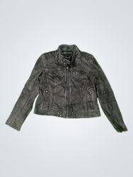 Apostrophe Faux Leather Biker Jacket