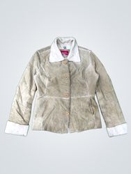Xhilaration Suede Sherpa Lined Jacket