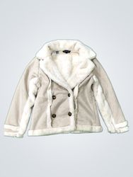 EillyBazar White Fur Jacket