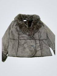 Women's Faux Fur Trimmed Jacket