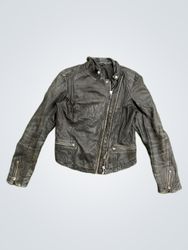 Bershka Leather Biker Jacket