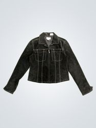 Live a Little Black Leather Jacket