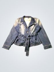 Denim Jacket with Belt