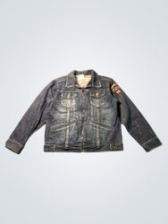 Denim Jacket with Patches