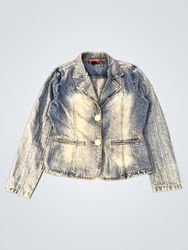 Long Faku Jeans Denim Jacket