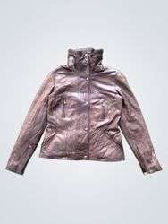 Vera Pelle Made in Italy Brown Leather Jacket
