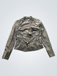 MEXX Black Leather Biker Jacket