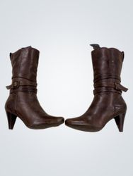 Goodwill Brown Leather Heeled Boots