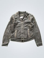 p.a.s.j.s. Black Leather Jacket