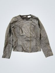 Hema Faux Leather Biker Jacket
