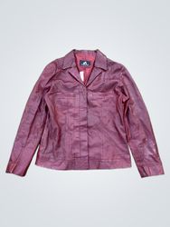 NAOKY Burgundy Leather Jacket