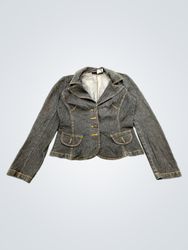 BISOU BISOU Michele Bohbot Denim Blazer