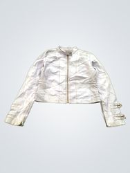 OSCAR LEOPOLD Women's Cropped Leather Jacket