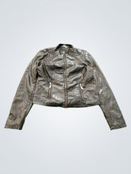 Black Faux Leather Jacket