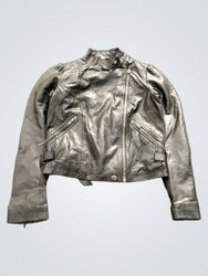 Black Leather Biker Jacket