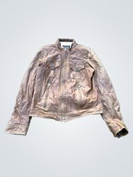 Naturel Brown Leather Jacket