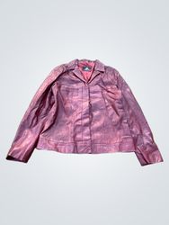 NAOKY Burgundy Leather Jacket