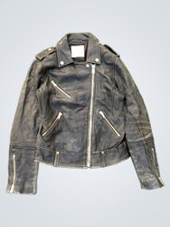 MNG Genuine Leather Bikerjacke