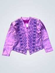 Purple Beaded Jacket