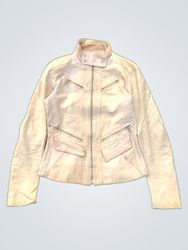 CFlyn blouson en cuir beige