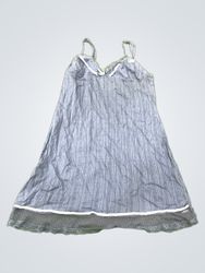 ICI & Maintenant Blue Striped Nightgown