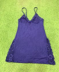 Purple Lace Trim Nightgown