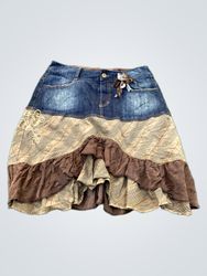 Promod Denim Rüschensaum-Rock