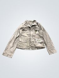 Green Jacket with Embroidery